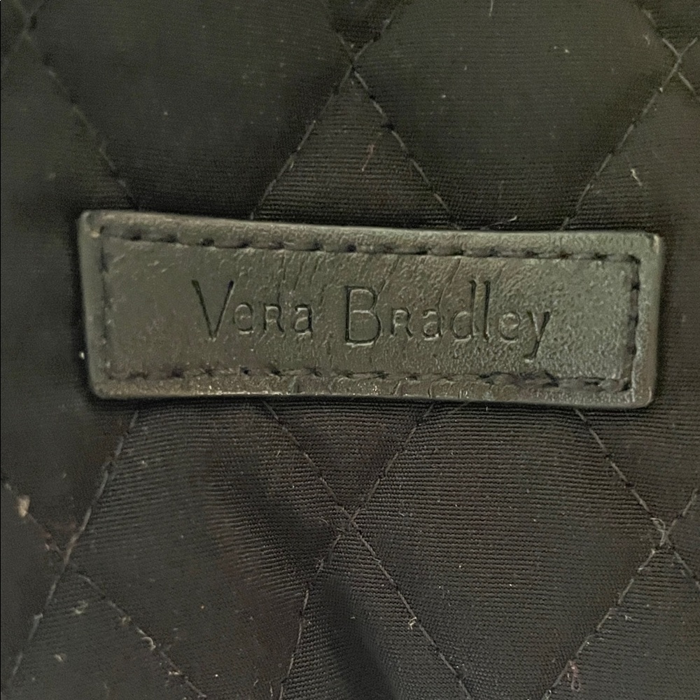 EUC Black quilted Vera Bradley backpack - Picture 2 of 5